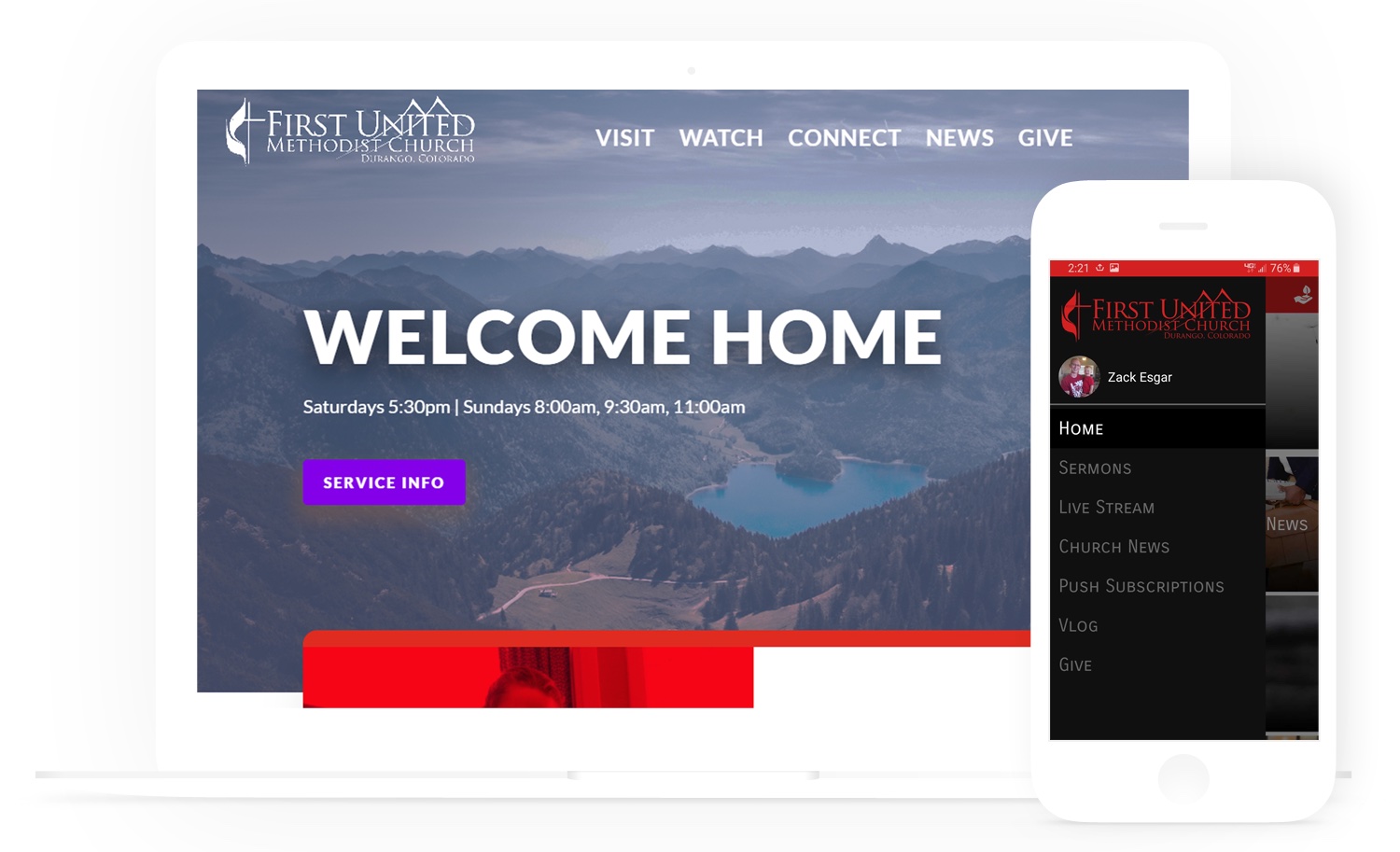 Best Church Website Tent Apps