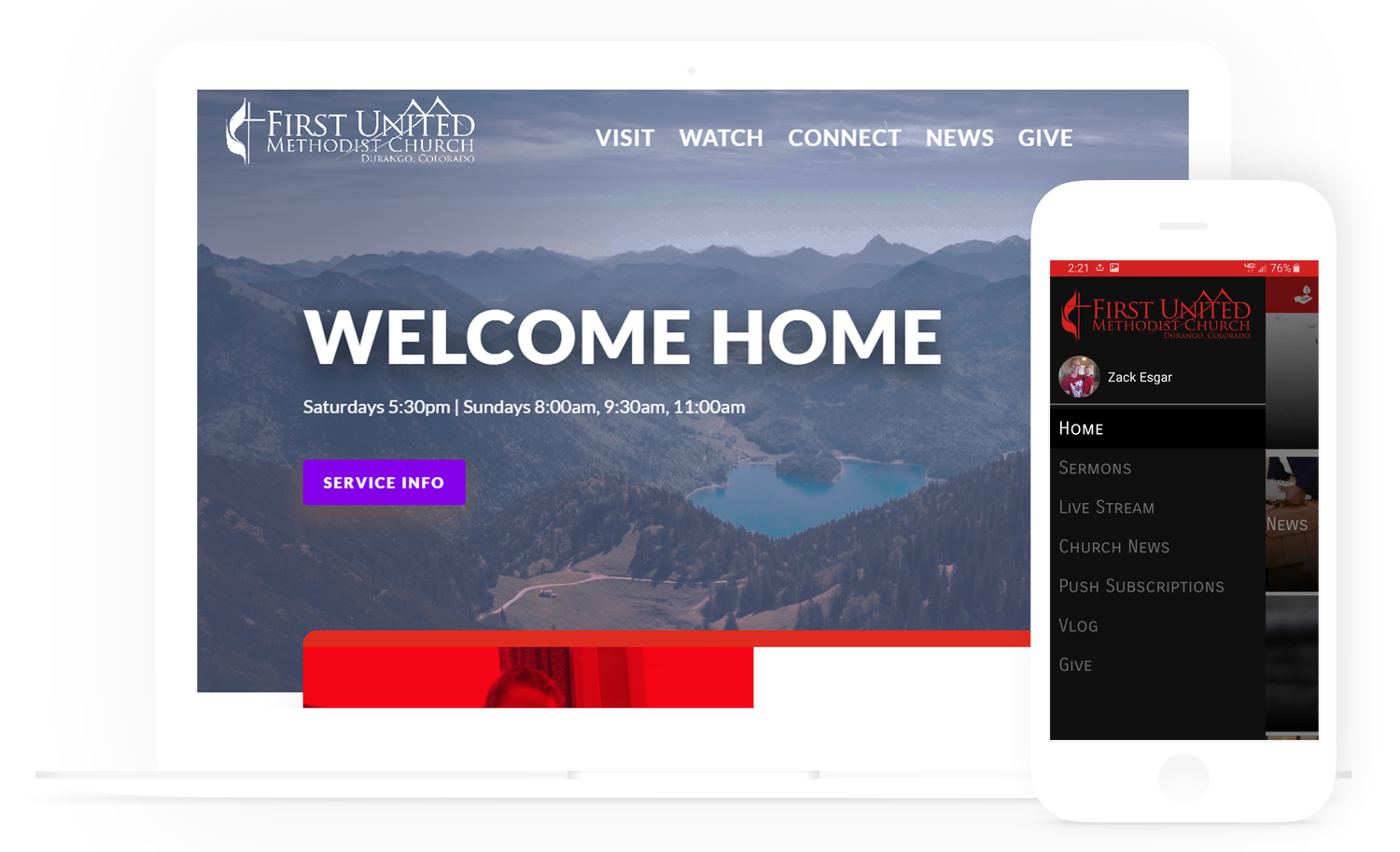 websites for churches