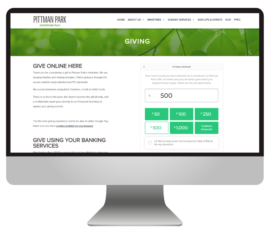 Online Giving For Churches