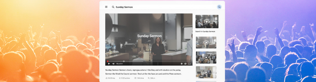 Sharing Sermons in a Search-Friendly Format