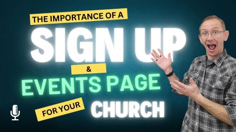 The Real Importance of a Sign Up & Events Page